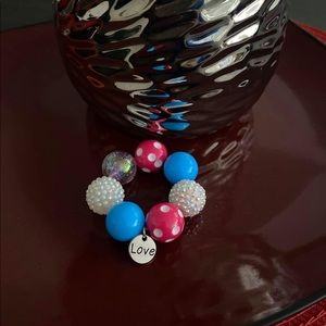 Little girls bubblegum bracelets